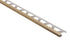 Schluter - QUADEC Profilé de bordure carré - aluminium beige 7/16" (11 mm) x 8' 2-1/2"