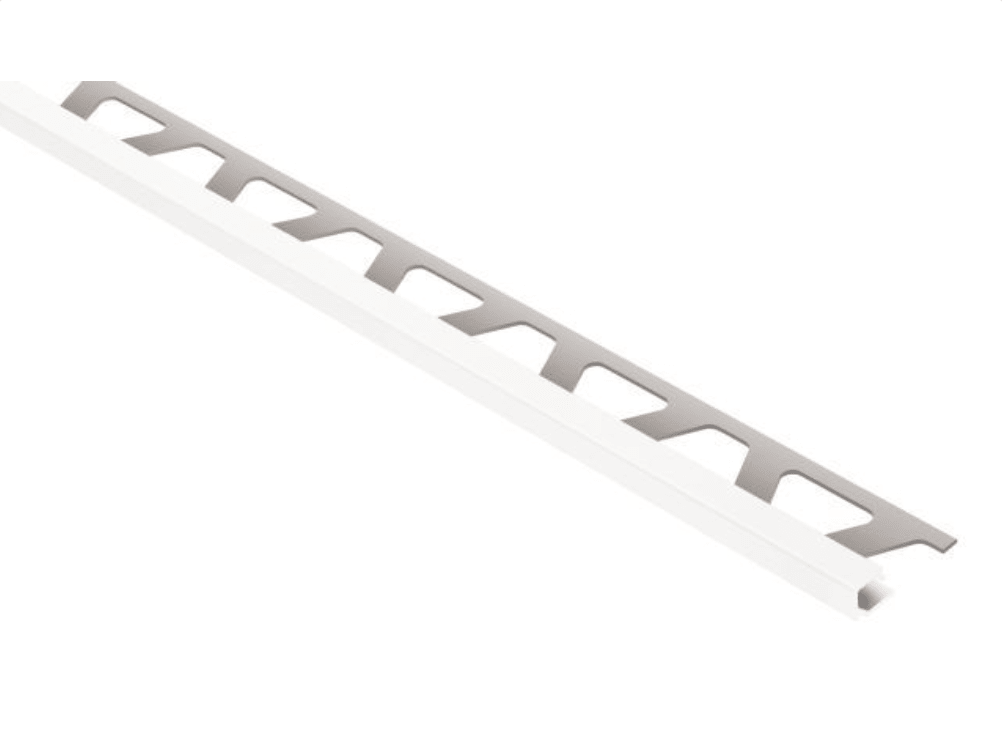 Schluter - QUADEC - Profilé de bordure carré - alum. blanc éclatant 5/16" x 8' 2-1/2" ||Q80BW - Ceramed