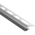 Schluter - QUADEC Profilé de bordure carré - aluminium étain 5/16" (8 mm) x 8' 2-1/2"