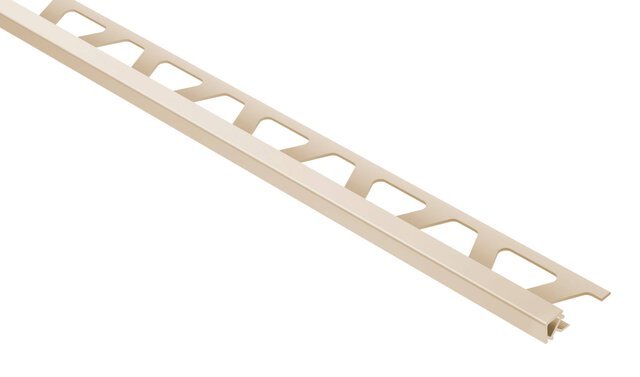 Schluter - QUADEC - Profilé de bordure carré - plastique PVC bahamas 3/8" x 8' 2-1/2" ||PQ100BH - Ceramed