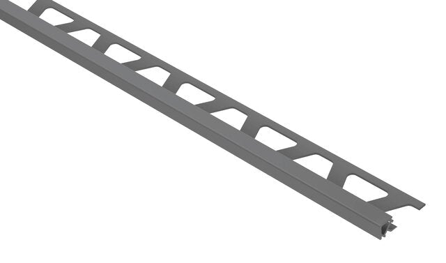 Schluter - QUADEC - Profilé de bordure carré - plastique PVC gris 3/8" x 8' 2-1/2" ||PQ100G - Ceramed