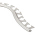 Schluter - RENO-TK Radius Profilé réducteur - aluminium anodisé nickel mat 3/8" (10 mm) x 8' 2-1/2"
