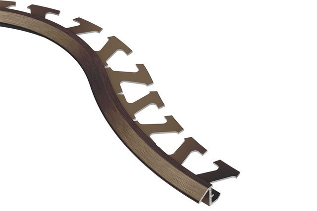 Schluter - RENO-TK - Radius transition 3/8" - alum. bronze antique ||R/ATK100ABGB - Ceramed