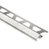 Schluter - RENO-U Profilé réducteur - aluminium anodisé nickel brossé 3/8" (10 mm) x 8' 2-1/2"