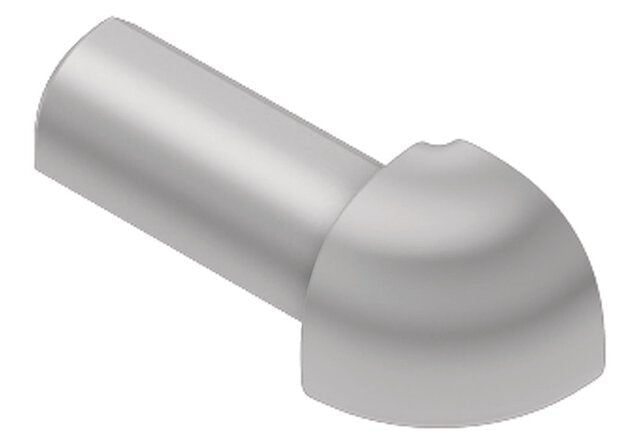 Schluter - RONDEC - Coin extérieur 1/2" - alum. gris clair ||ED/RO125HG - Ceramed
