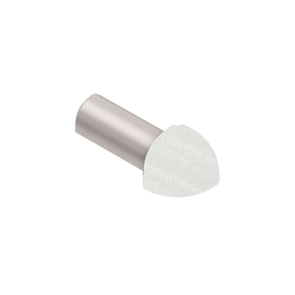 Schluter - RONDEC Coin extérieur 90° - aluminium anodisé blanc mat 3/8" (10 mm)