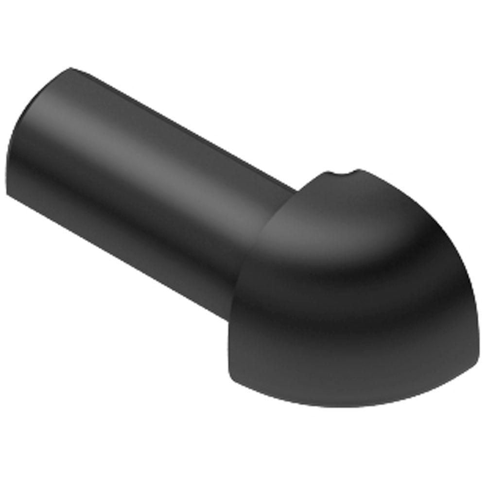 Schluter - RONDEC Coin extérieur 90° - aluminium anodisé graphite 3/8" (10 mm)