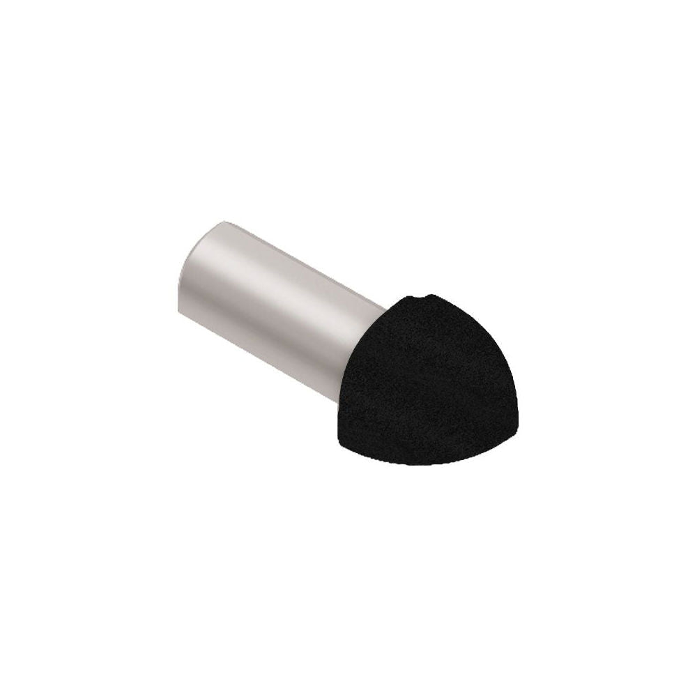 Schluter - RONDEC Coin extérieur 90° - aluminium anodisé noir mat 1/4" (6 mm)