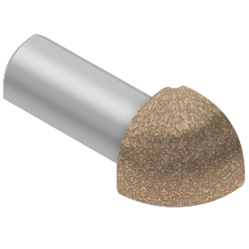 Schluter - RONDEC Coin extérieur 90° - aluminium beige 1/2" (12.5 mm)