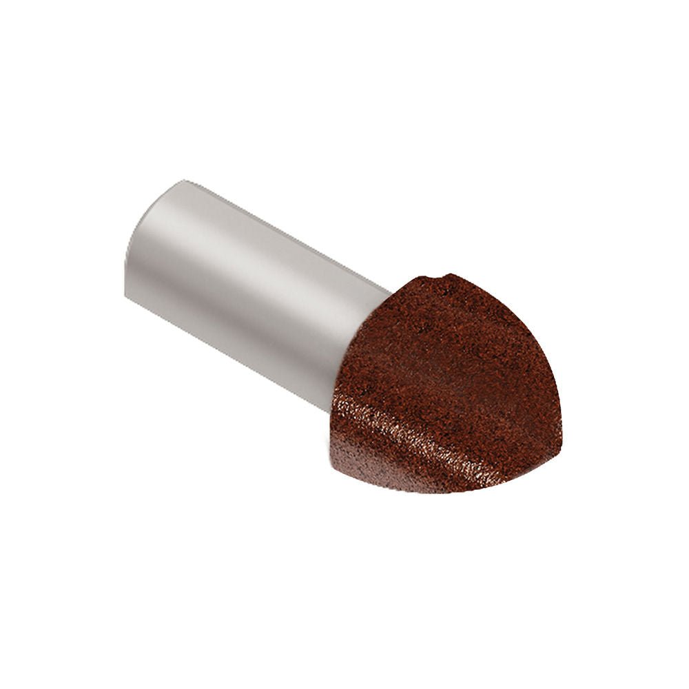 Schluter - RONDEC Coin extérieur 90° - aluminium brun rustique 7/16" (11 mm)
