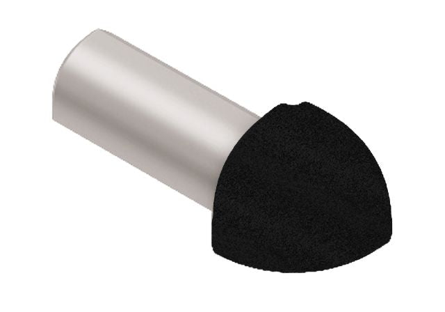 Schluter - RONDEC Coin extérieur 90° Aluminium Noir Mat 3/8" (10 mm)
