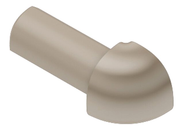 Schluter - RONDEC - Coin extérieur 90° - plastique PVC beige clair 1/2" ||E/PRO125HB - Ceramed