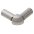 Schluter - RONDEC Coin extérieur à 2 bouts 90° - aluminium anodisé nickel mat 3/8" (10 mm)