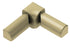 Schluter - RONDEC - Coin intérieur 2-bouts 3/8" - alum. laiton mat ||I2L/RO100AM - Ceramed
