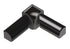 Schluter - RONDEC - Coin intérieur 2-bouts 3/8" - alum. noir brillant ||I2L/RO100AGSG - Ceramed