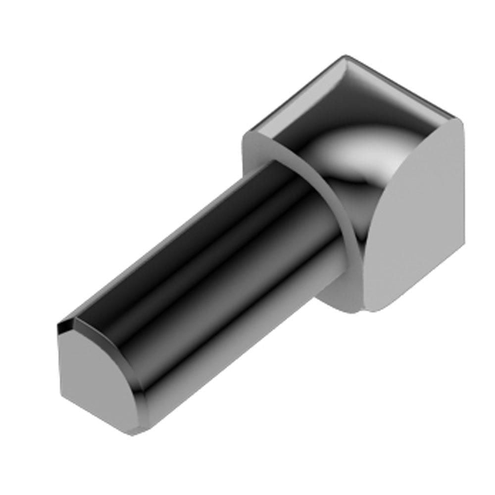 Schluter - RONDEC Coin intérieur 90° - aluminium anodisé chrome poli  3/8" (10 mm)
