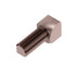 Schluter - RONDEC Coin intérieur 90° - aluminium anodisé cuivre brossé 1/2" (12.5 mm)