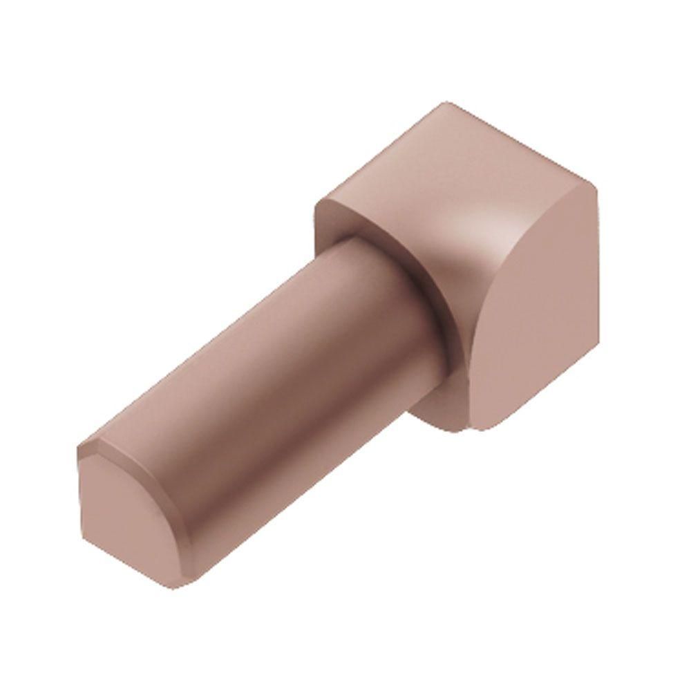 Schluter - RONDEC Coin intérieur 90° - aluminium anodisé cuivre mat 3/8" (10 mm)