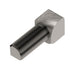 Schluter - RONDEC Coin intérieur 90° - aluminium anodisé nickel brossé 1/2" (12.5 mm)