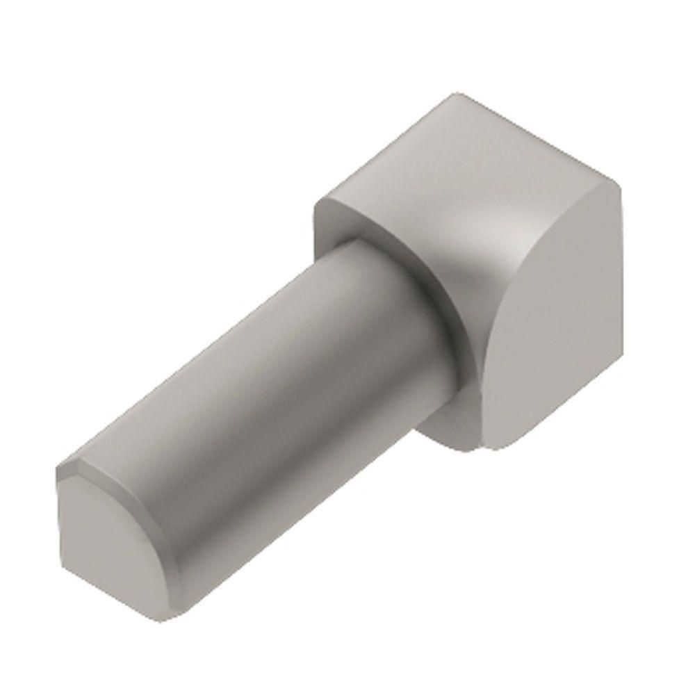 Schluter - RONDEC Coin intérieur 90° - aluminium anodisé nickel mat 1/2" (12.5 mm)