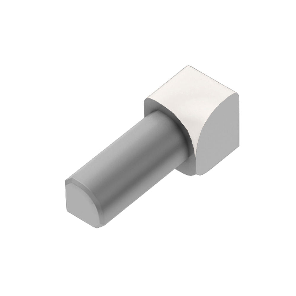 Schluter - RONDEC Coin intérieur 90° - aluminium blanc 3/8" (10 mm)