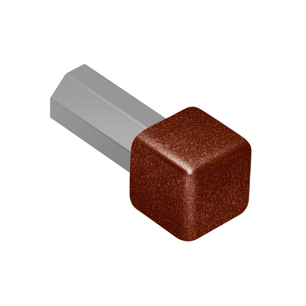 Schluter - RONDEC Coin intérieur 90° - aluminium brun rustique 7/16" (11 mm)