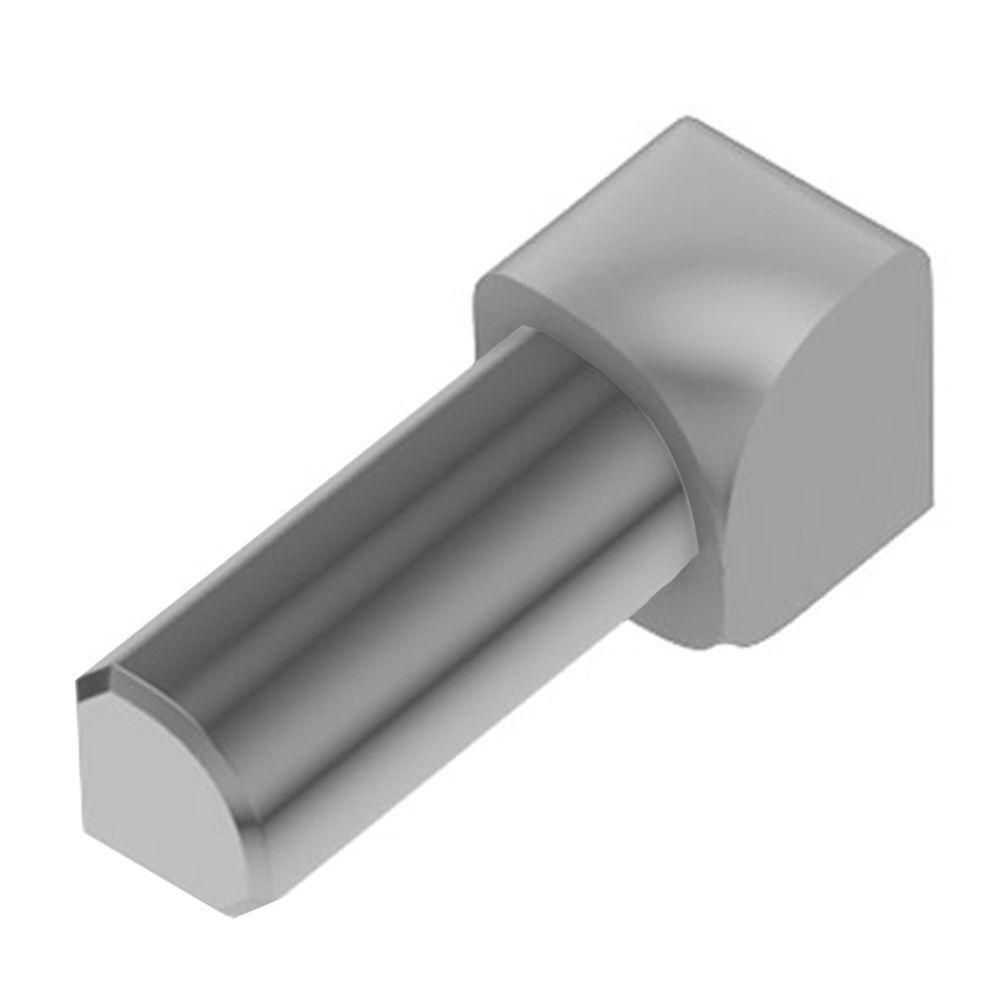 Schluter - RONDEC Coin intérieur 90° - aluminium gris classique 1/2" (12.5 mm)