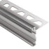 Schluter - RONDEC-CT Profilé de bordure à comptoir double rail - Aluminum Pewter 5/16" (8 mm) x 8' 2-1/2"
