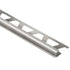 Schluter - RONDEC Profilé de bordure rond - aluminium anodisé nickel brossé 1/4" (6 mm) x 8' 2-1/2"