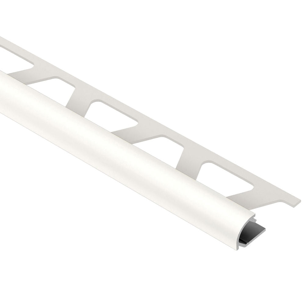Schluter - RONDEC - Profilé de bordure rond - alum. blanc 5/16" x 8' 2-1/2" ||RO80W - Ceramed