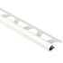 Schluter - RONDEC - Profilé de bordure rond - alum. blanc 5/16" x 8' 2-1/2" ||RO80W - Ceramed