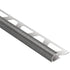 Schluter - RONDEC Profilé de bordure rond - aluminium  étain 5/16" (8 mm) x 8' 2-1/2"