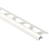 Schluter - RONDEC Bullnose Trim - PVC Plastic White 3/8" (10 mm) x 8' 2-1/2"