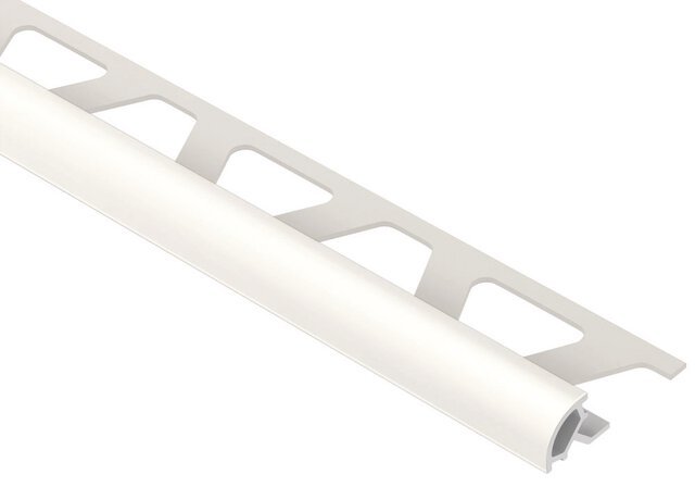 Schluter - RONDEC - Profilé de bordure rond - plastique PVC blanc 7/16" x 8' 2-1/2" ||PRO110W - Ceramed
