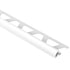 Schluter - RONDEC Bullnose Trim - PVC Plastic Bright White 1/4" (6 mm) x 8' 2-1/2"
