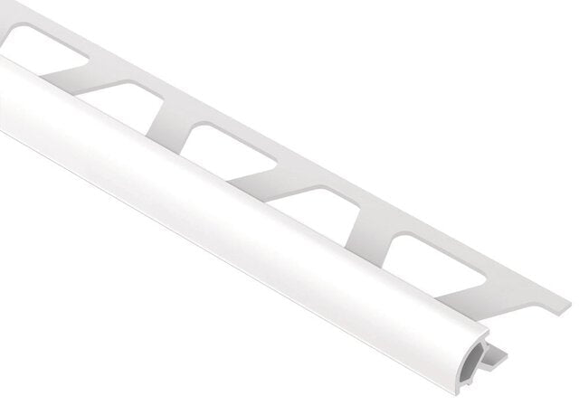 Schluter - RONDEC - Profilé rond pvc blanc éclatant 7/16" x 8' 2-1/2" ||PRO110BW - Ceramed