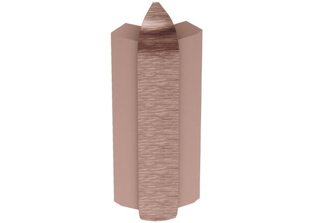 Schluter - RONDEC-STEP - 39 Coin extérieur 135° 5/16" - alum. cuivre brossé ||E135RS80AKGB39 - Ceramed