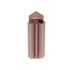 Schluter - RONDEC-STEP Coin intérieur 90° avec ailette verticale de 1-1/2"  - aluminium anodisé cuivre brossé 3/8" (10 mm)