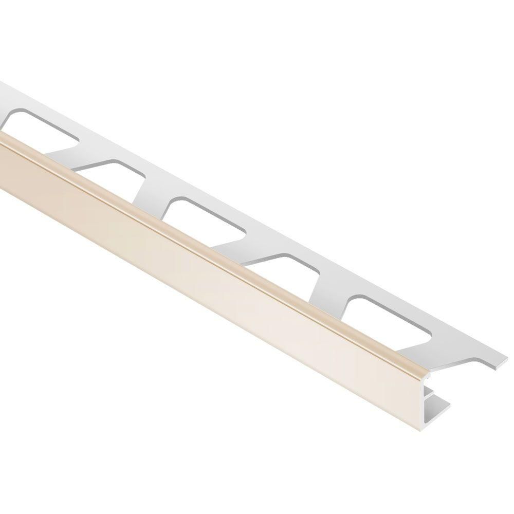 Schluter - SCHIENE Profilé de bordure de mur aluminium bahamas 5/16" (8 mm) x 8' 2-1/2"