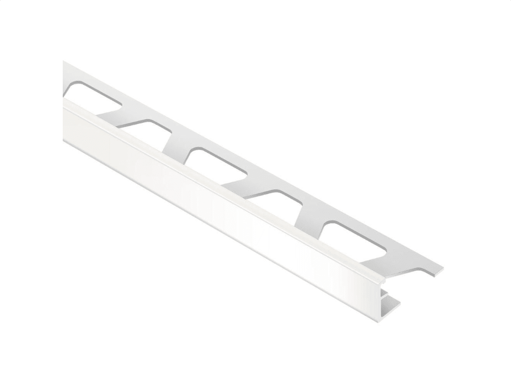 Schluter - SCHIENE - Profilé de bordure de mur alum. blanc - 1/2" x 8' 2-1/2" ||A125W - Ceramed