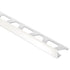 Schluter - SCHIENE - Profilé de bordure de mur alum. blanc 1/4" x 8' 2-1/2" ||A60W - Ceramed