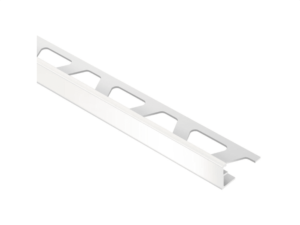 Schluter - SCHIENE - Profilé de bordure de mur alum. blanc - 3/8" x 8' 2-1/2" ||A100W - Ceramed