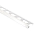 Schluter - SCHIENE - Profilé de bordure de mur alum. blanc 7/16" x 8' 2-1/2" ||A110W - Ceramed