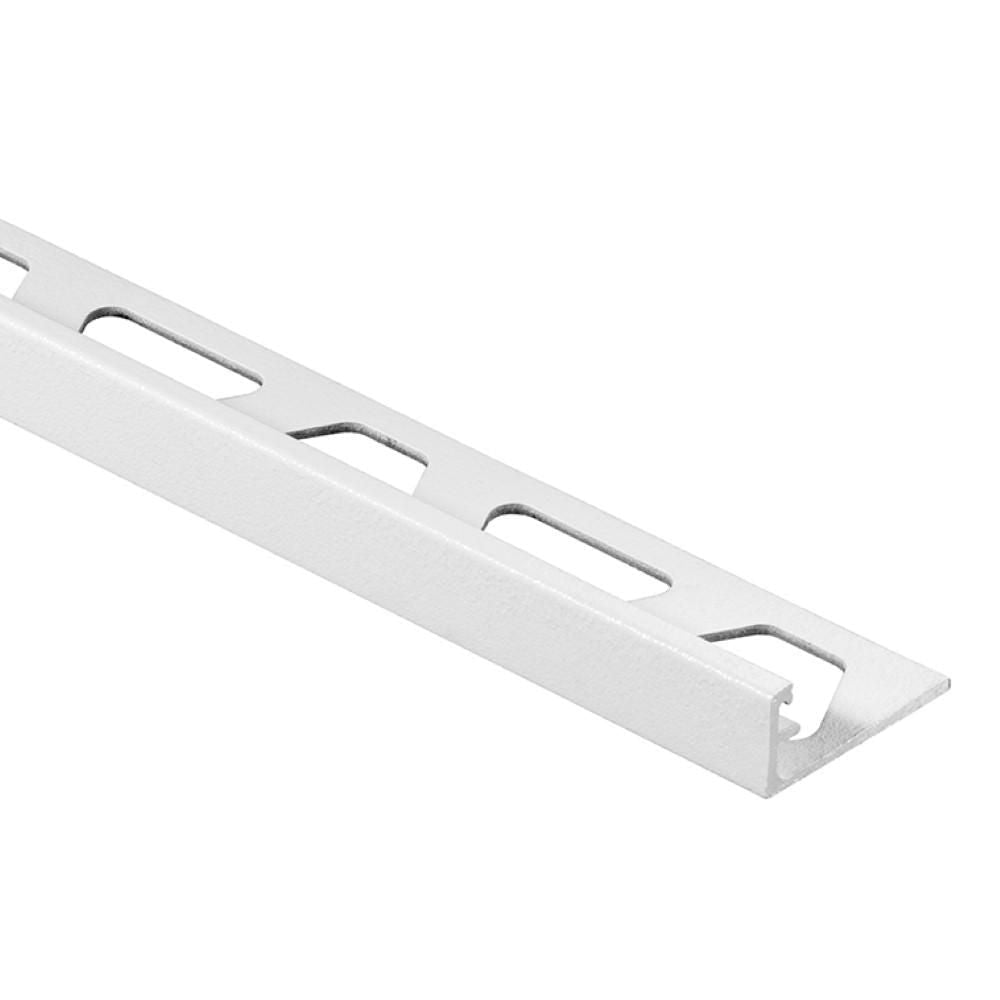 Schluter - SCHIENE - Profilé de bordure de mur alum. blanc mat 7/16" x 8' 2-1/2" ||A110MBW - Ceramed