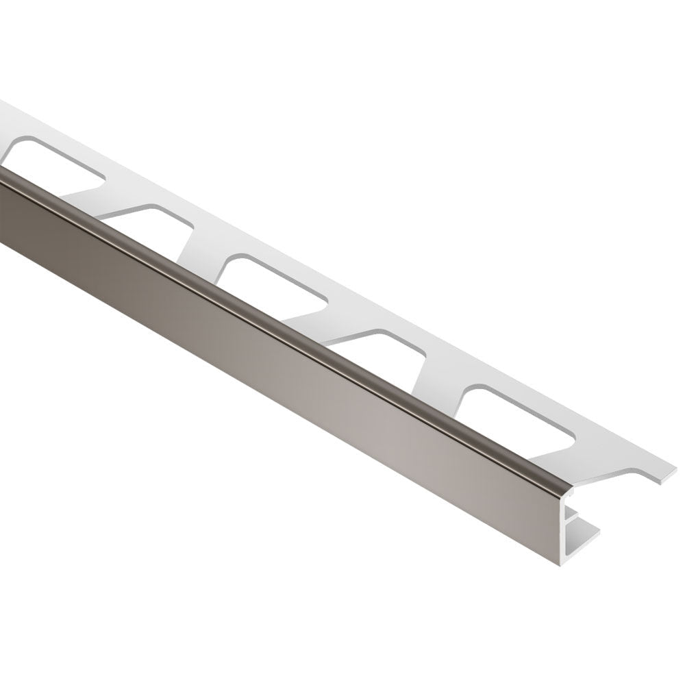 Schluter - SCHIENE Profilé de bordure de mur aluminium brun noir 5/16" (8 mm) x 8' 2-1/2"