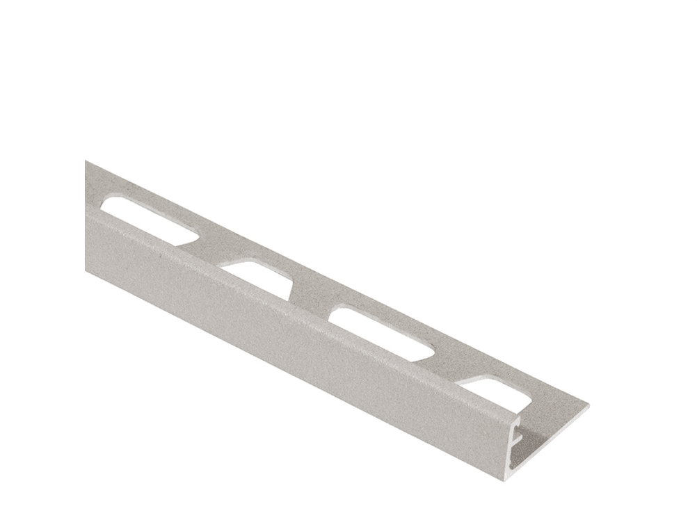 Schluter - SCHIENE - Profilé de bordure de mur alum. grège - 1/2" x 8' 2-1/2" ||A125TSBG - Ceramed