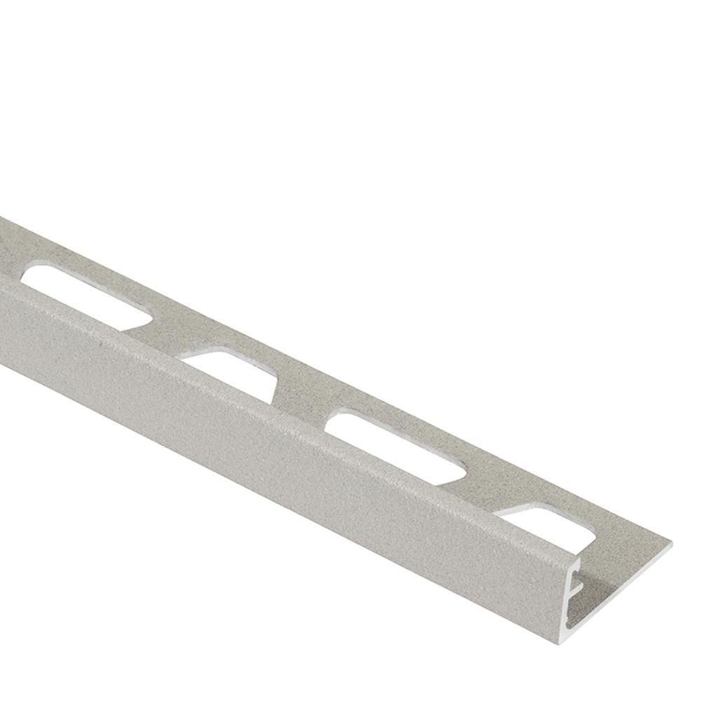 Schluter - SCHIENE - Profilé de bordure de mur alum. grège 1/4" x 8' 2-1/2" ||A60TSBG - Ceramed