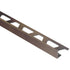 Schluter - SCHIENE - Profilé de bordure de mur/plancher alum. anodisé bronze antique brossé 1/4" x 8' 2-1/2" ||A60ABGB - Ceramed