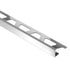 Schluter - SCHIENE - Profilé de bordure de mur/plancher alum. anodisé chrome poli 1/4" x 8' 2-1/2" ||A60ACG - Ceramed