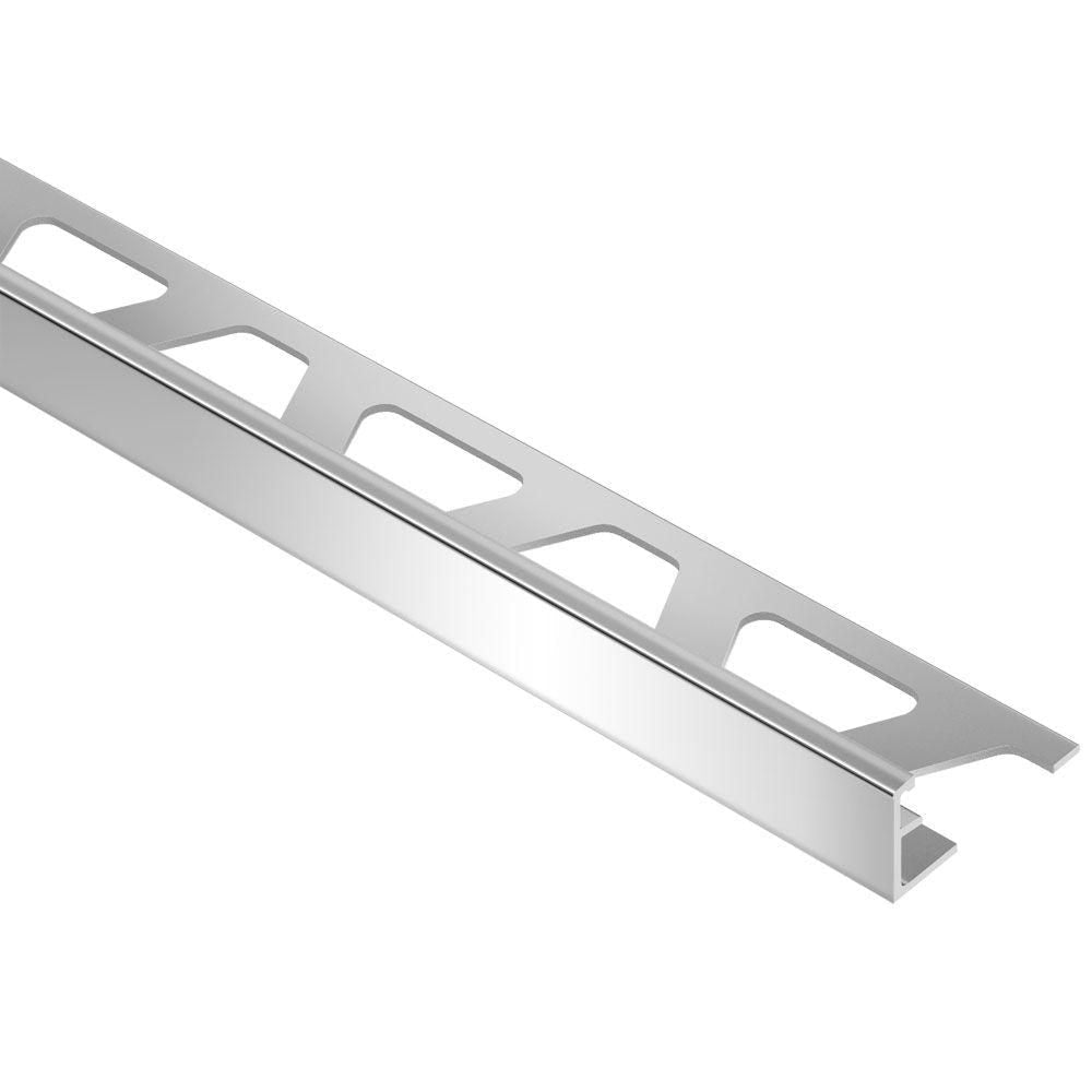Schluter - SCHIENE - Profilé de bordure de mur/plancher alum. anodisé chrome poli 5/16" x 8' 2-1/2" ||A80ACG - Ceramed